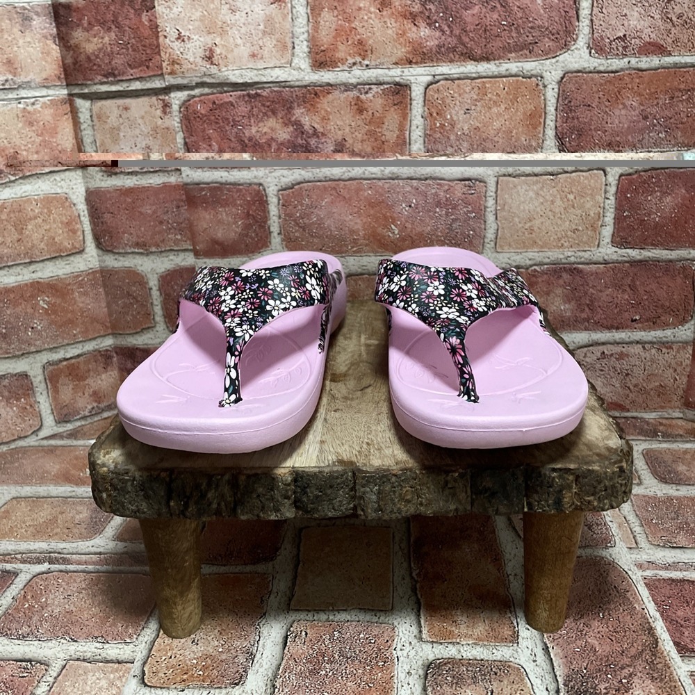 Alegria by PG Lite Ode Water Resistant Floral Thong Sandals Size 40 9.5-10 Woman - Picture 4 of 7